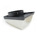 3inch Replacement Dryer Vent Hood White Exhaust Cover Wide Mouth