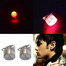 LED Earrings Light Up Bling Ear Studs Blue Red Flash Accessories Men Women LJ