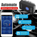 Mini OBD2 Bluetooth Scanner IOS/Android Bluetooth Code Reader With Power Sw D9T1