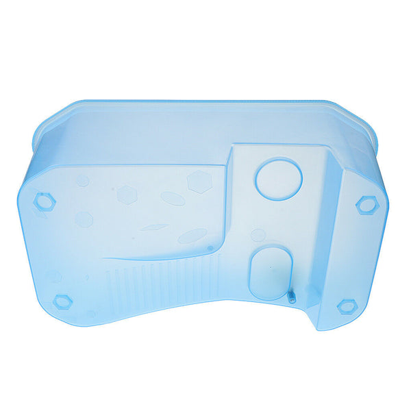 Turtle Tortoise Vivarium Box Aquarium Tank with Basking Lamp Holder Blue