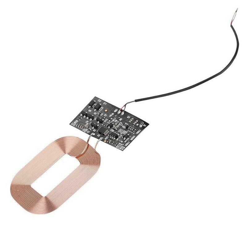 DIY Qi Standard Wireless Charging Coil Receiver Module PCB Circuit Board, 5 Y2Z6