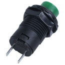 1 X 12mm Car Boat Latching Lock Push On / Off Button 125V 250V green