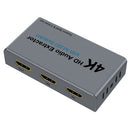 E21 4K HDMI 1.4 Switch 2 In 1 Out w/ Optical SPDIF + 3.5mm Audio Extractor  A
