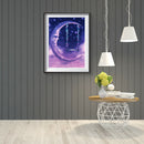 5D DIY Full Drill Diamond Painting Moon Embroidery Mosaic Kit Bedroom Decor