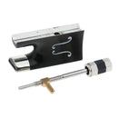 1 Set Ebony Violin Bow Frog Screw 3/4 4/4 Size Metal Violin Parts for Fiddle