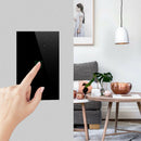 Wifi Smart Light Switch Glass Screen Press Panel Voice Control Wireless Wal S9Z2