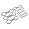 1 Set /8 Pieces Saxophone Pads Iron for Woodwind Instrument Repair Care