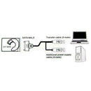 USB2.0 to 7+15Pin SATA HDD Adapter Easy Drive Cable with USB Power Port