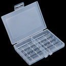 Transparent Hard Plastic Case Battery Storage Case Holder Storage Battery  BX