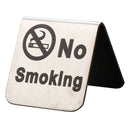 No Smoking Tent Sign Warning Notice Dual-side for Office Meeting Room Words