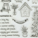 lazy day pattern Transparent Clear Stamps for DIY scrapbooking cards Decor LJ,a