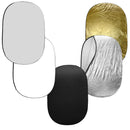 90*120CM 5 in 1 Photo Studio Collapsible Light Reflector + Case A