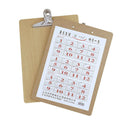 A5 Size Wooden Clipboard Clip Board Writing Sheet Pad School Hanging Note Pads