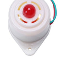 DC 12V 2 Wire Industrial Red LED Flashing Alarm Buzzer 100dB BJ-3 W8W8