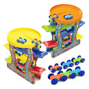 Racing Track Play Set Kids DIY Four-layer Inertial Sliding Car Toys Random A
