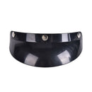 Universal 3 Snap Visor Face Shield Lens For Helmets Open Face Helmet TPS~