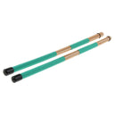 2pcs Drum Brushes Dowels Drumsticks for Drummer Drum Players Gift 40cm Green