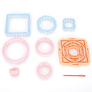 9X Knitting Loom Flower Daisy Pattern Maker Wool Yarn Needle Loom Sewing Tool lj