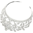 European Bride Crown Headdress Leaf Crystal Rhinestone Crown Wedding Access