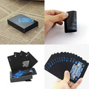 1 Pack Playing Cards Collection Plastic Decks Card Games Deck Waterproof Black