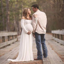 Maternity Dress For Photography Boat Neck Dress Maternty Off Shoulder Long