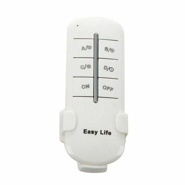 Wireless 4 Channels ON/OFF 220V Lamp Remote Control Switch Receiver Transmi H6X4
