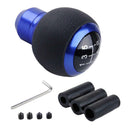 Universal Car 5 Speed Manual Gear Shift Knob Shifter Lever Stick Round Ball Blue