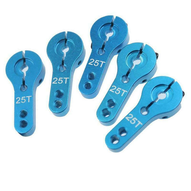 5PCS RC Car Steering Servo Half Arm Horn Torque 25T Aluminum Futaba HSP ETC F5R8