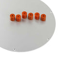 120W 220x220x3mm Hot Bed MK3 Round Aluminum Substrate + 6x Silicone Column