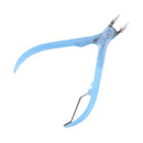 1pc nail scissors plastic handle cuticle cutter nippers clipper useful tool LJ
