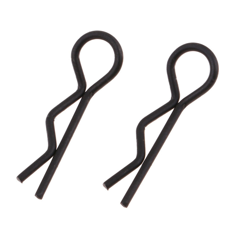 1/10 1/12 1/16 RC Buggy Black Metal Bodyshell Clips Pins for Redcat HPI 50x