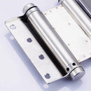 Stainless Double Open Buffer Spring Hinge Door Swing Self Closing 7.6*7. UQJ