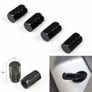 New Black Car Truck Bike Wheel Tyre Tire Valve Stems Air Dust Cover Screw Caps