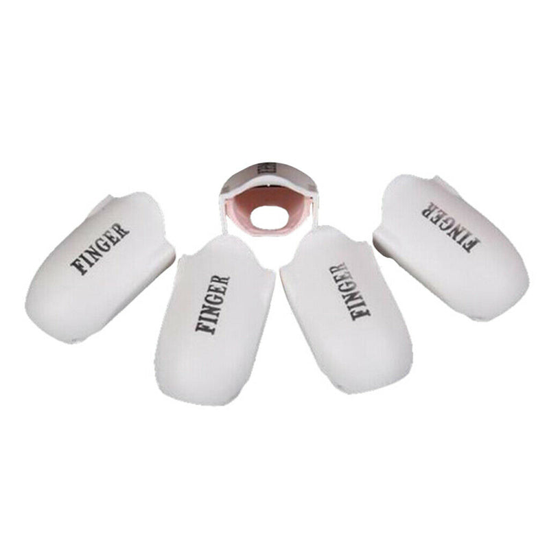 5 X Plastic Toe Nail Soak Off UV Gel Art Polish Remover Wrap Gelish Clip Cap UK