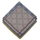3x 100% COTTON MENS HANDKERCHIEF PLAID  SQUARE HANKY CLASSIC DESIGN
