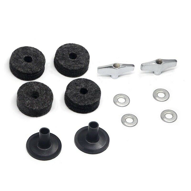 Drum Accessories Kit: Cymbal Felts, Cymbal Sleeves, Wing Nuts