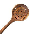 Teak Wood Spoon Long Handle Spoon Ladle Big Rice Paddle Wooden Cooking Spoo F7L5