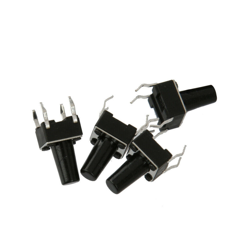 100pcs Tactile Push Button Switch Tact Switch Micro Switch 6x6x16mm