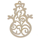 6Pcs Wood deer snowman Christmas Pendants Ornaments Xmas Tree decorati ivTEUS