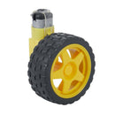 1:48 Pneumatic Tire Wheel with DC 3-6V Gear Motor for Arduino Smart Car Rob M6J5