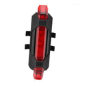 Bright Bicycle Light Rechargeable Tail Light Set Road Safety Accessory Red