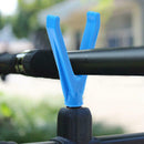 Fishing Rod Holder V Shaped Pole Rest Head Bracket Fishing Tackle (Blue) A