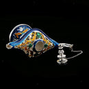 Chic Wishing Lamp Decorative Lamp Metal Craft Home Decor Jewelry Storage Box
