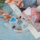 7 Days Medicine Pill Box Mini Round Portable Travel Storage Vitamin Box Cy