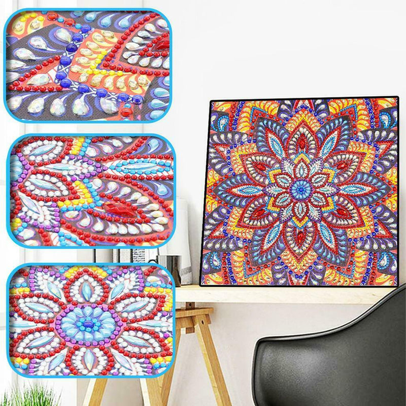 5D DIY Special Shaped Diamond Painting Mandala Cross Stitch Mosaic Kits