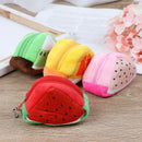 Cuteplush three-dimensional triangle fruit purse Kids Coin bag key bag pendantME
