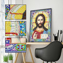 5D DIY Special Shaped Diamond Painting God Cross Stitch Mosaic Craft Kit