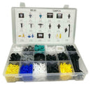 Cars Body Plastic Push Pin Rivet Fasteners Trim Moulding Clip Assortments 730Pc