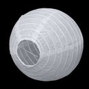 Chinese paper Lanterns Wedding Party Decoration 6" White M2I9
