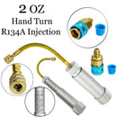 Oil & Dye Syringe 1/4 Inch Sae R134A 2Oz 2 Oz Oiler Automotive Air Conditio